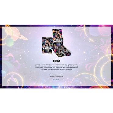 2025-26 Topps Cosmic Chrome Basketball Hobby Box