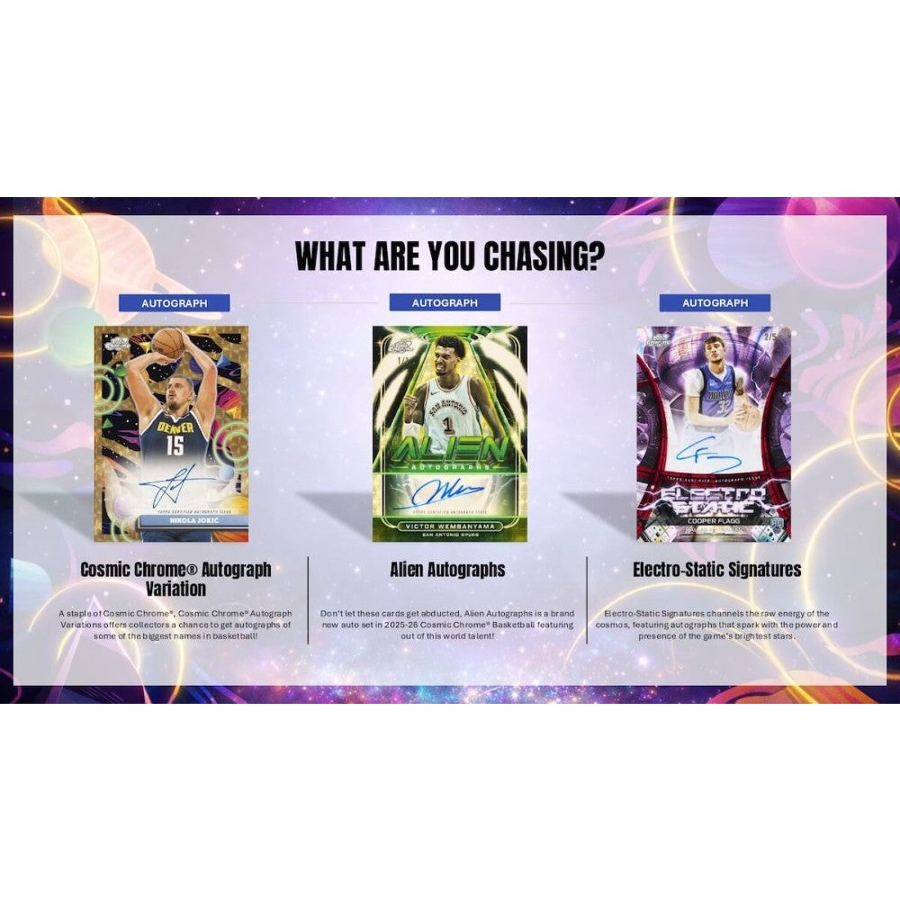 2025-26 Topps Cosmic Chrome Basketball Hobby Box