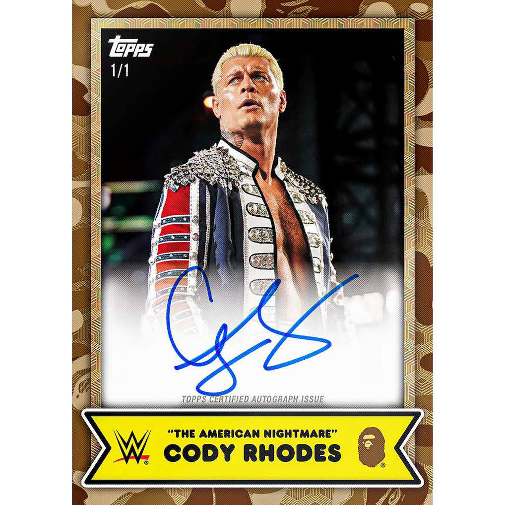 2025 Topps WWE x BAPE Box