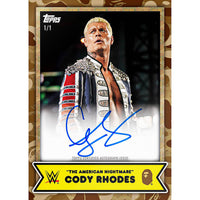 2025 Topps WWE x BAPE Box