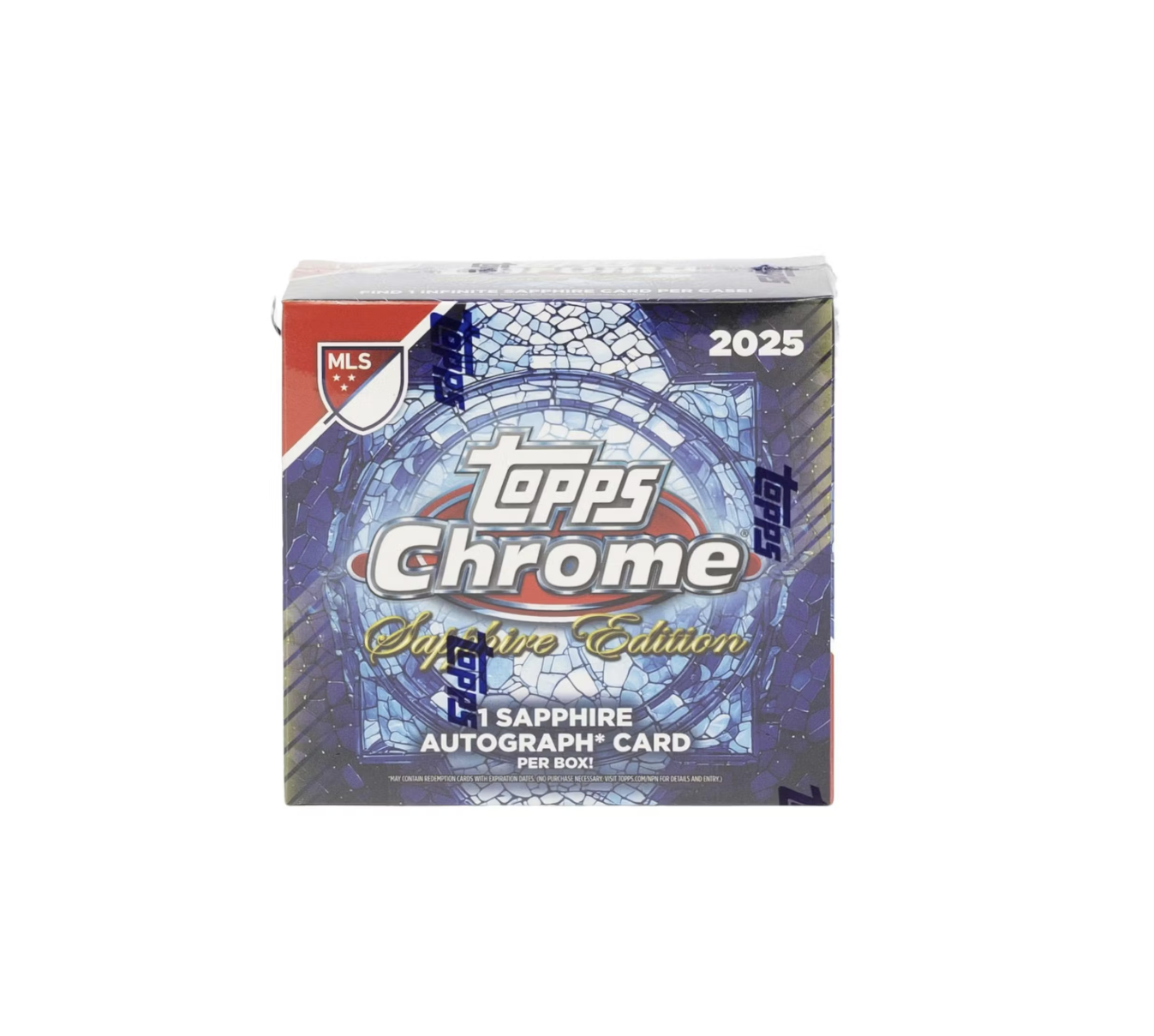 2025 Topps Chrome MLS Soccer Sapphire Edition Box