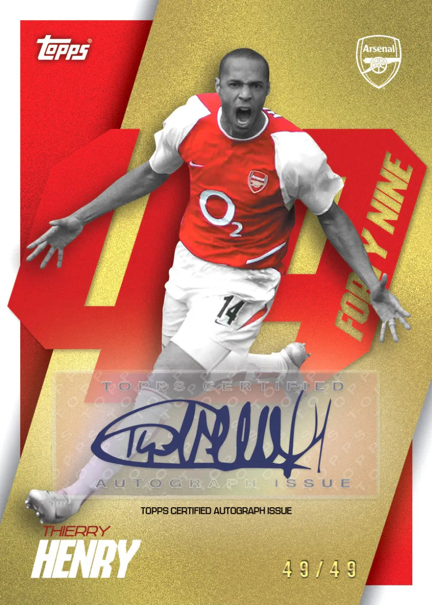 2023-24 Topps Arsenal FC Official Team Set