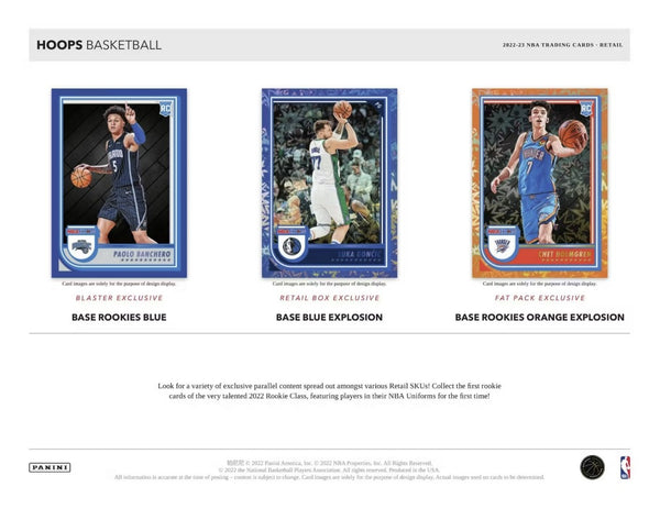 2021/22 Panini NBA Hoops Basketball Retail 24-Pack Box