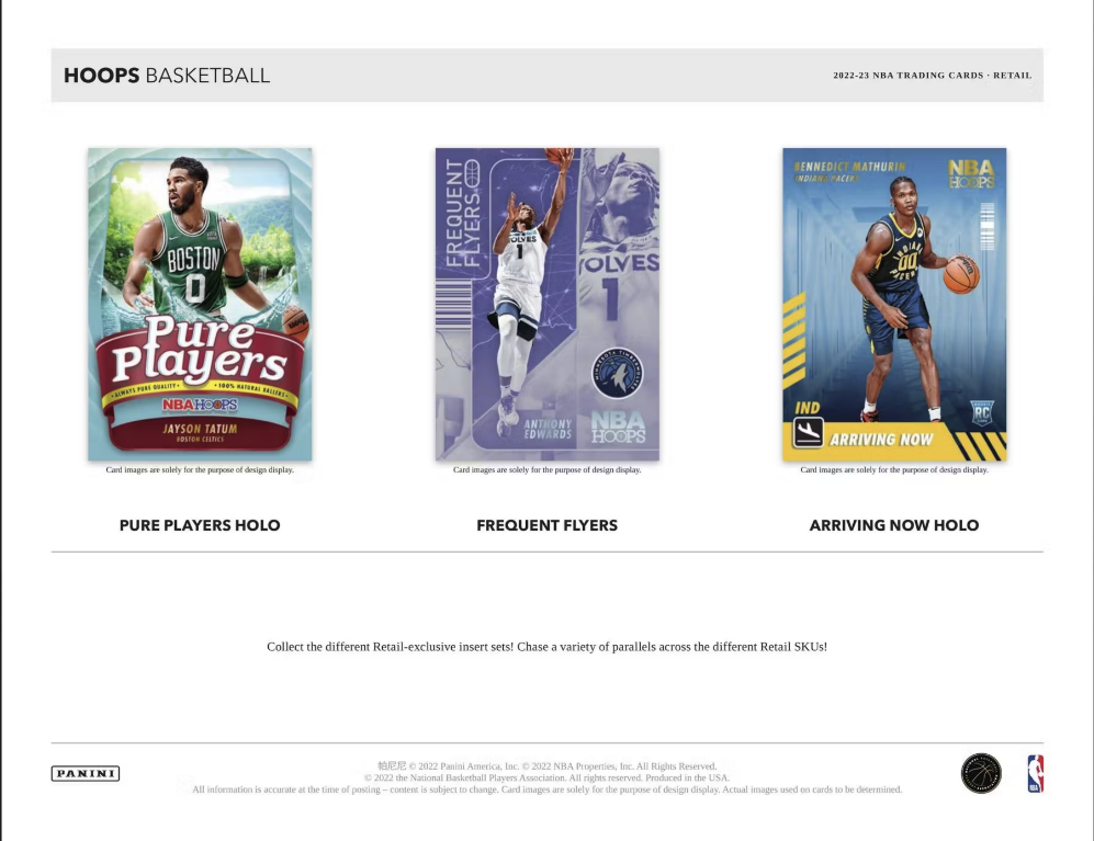 2022-23 Panini Hoops Basketball Retail (24 Packs) Box