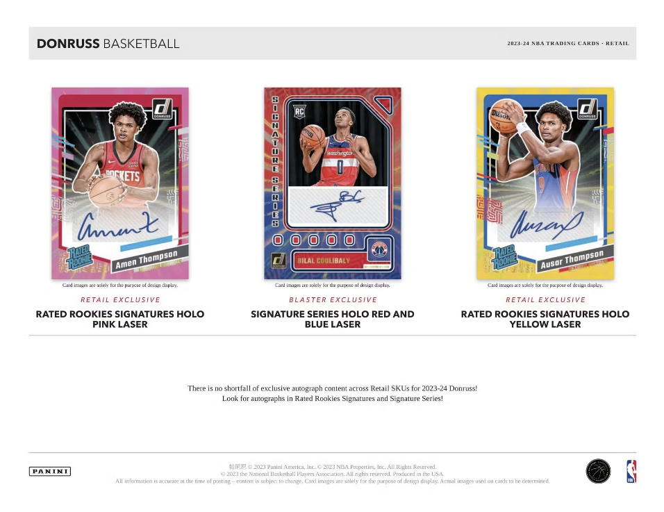 2023-24 Panini Donruss Basketball Fat Pack Cello