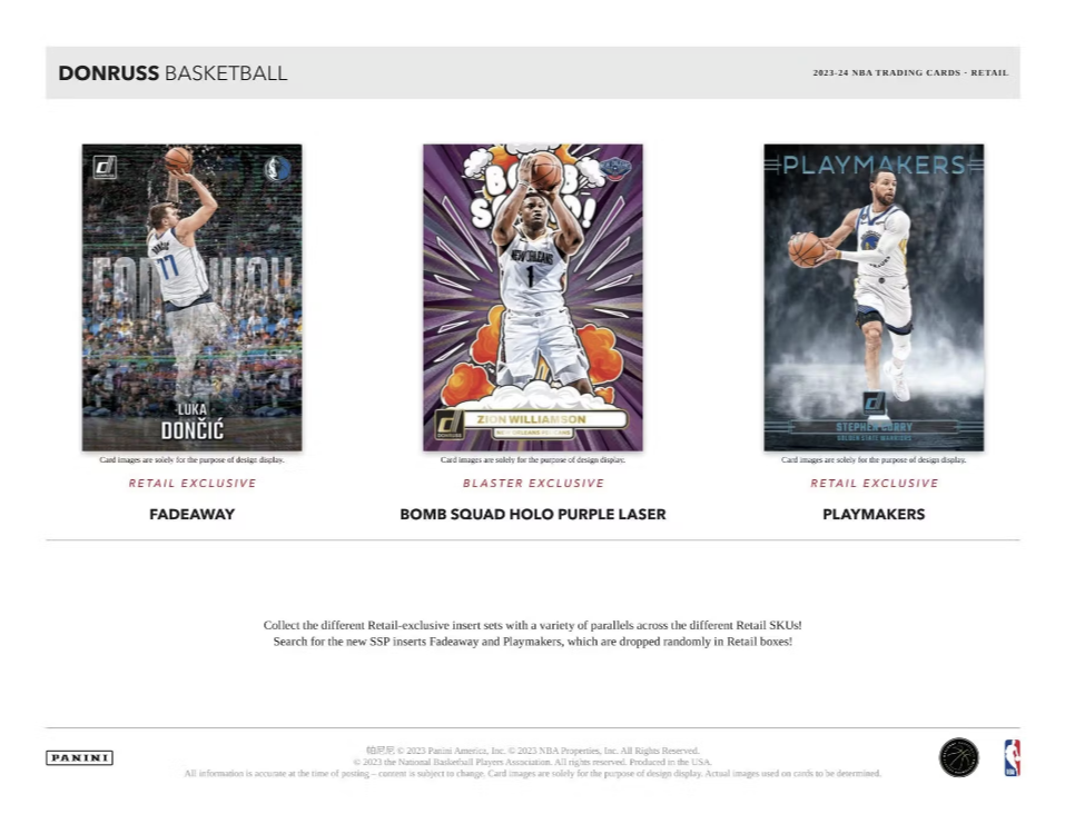 2023-24 Panini Donruss Basketball Fat Pack Cello