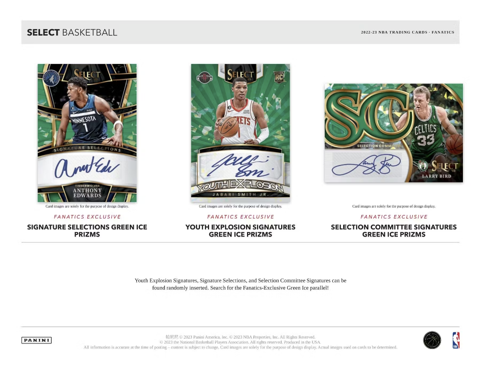 2022-23 Panini Select Basketball Fanatics Blaster Box (Green Ice Prizms)