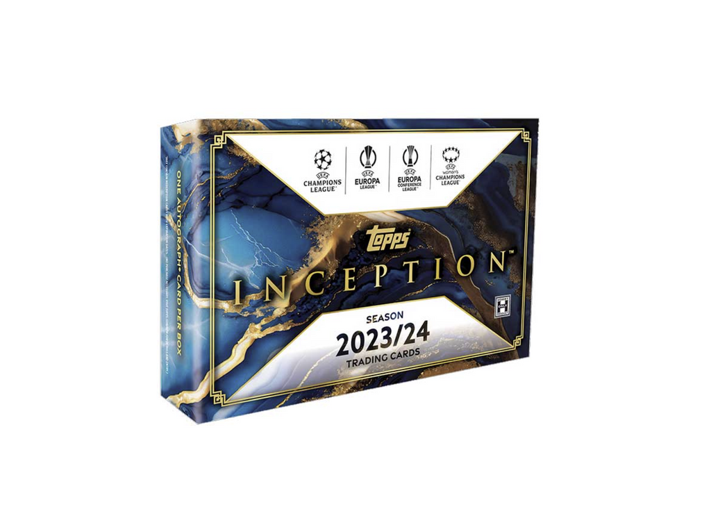 2023-24 Topps UEFA Club Competitions Inception Soccer Hobby Box 2023-24 Topps UEFA Club Competitions Inception Soccer Hobby Box