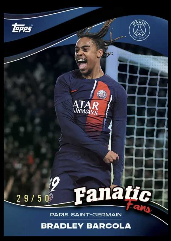 2024-25 Topps Paris Saint-Germain FC PSG Fan Set