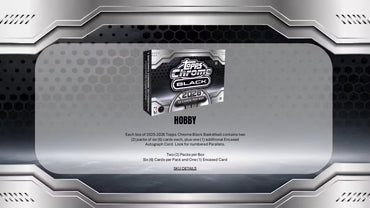 2025-26 Topps Chrome Black Basketball Hobby Box