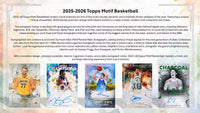 2025-26 Topps Motif Basketball Hobby Box