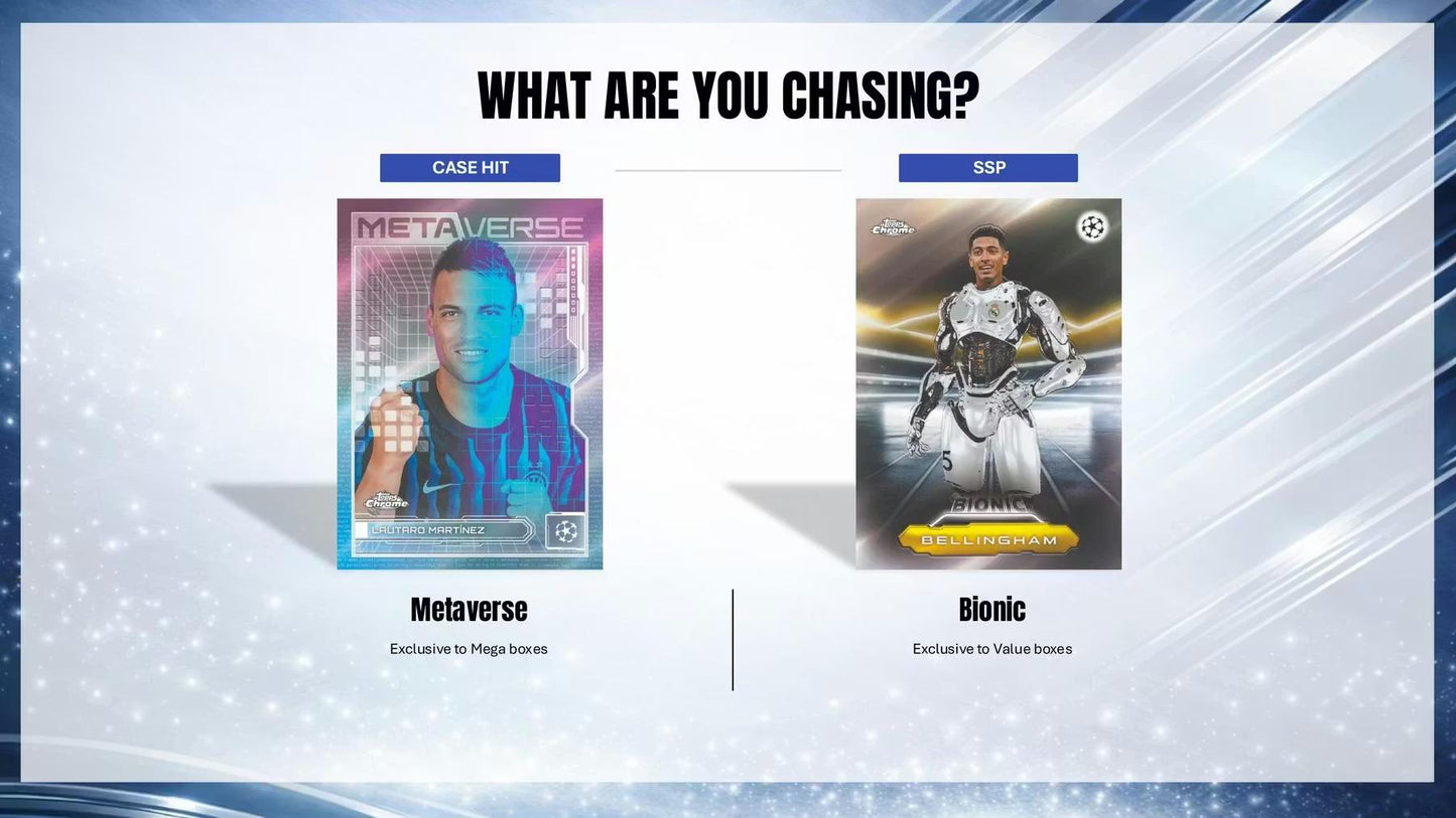2025-26 Topps Chrome UEFA Club Competitions Soccer Hobby Box