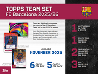 2025-26 Topps FC Barcelona Team Set Box