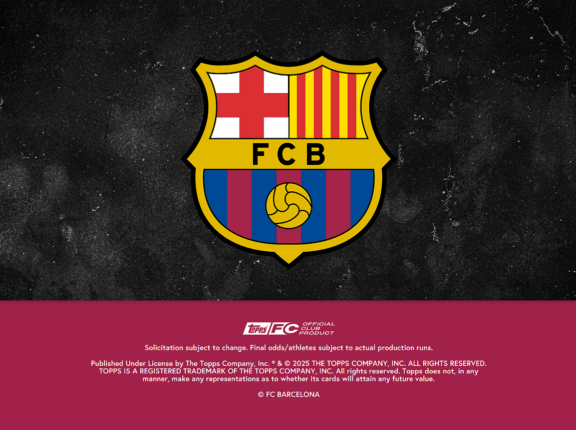 2025-26 Topps FC Barcelona Team Set Box