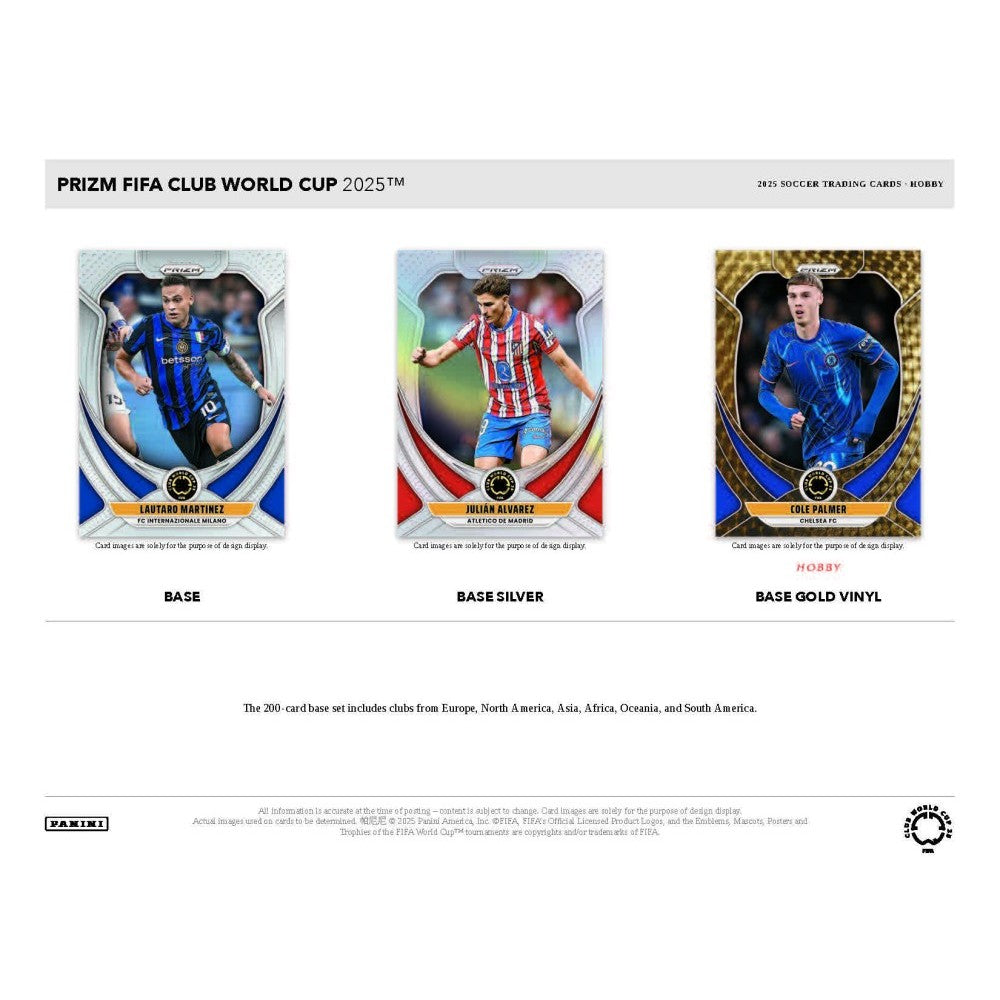2025 Panini Prizm FIFA Club World Cup Hobby Box