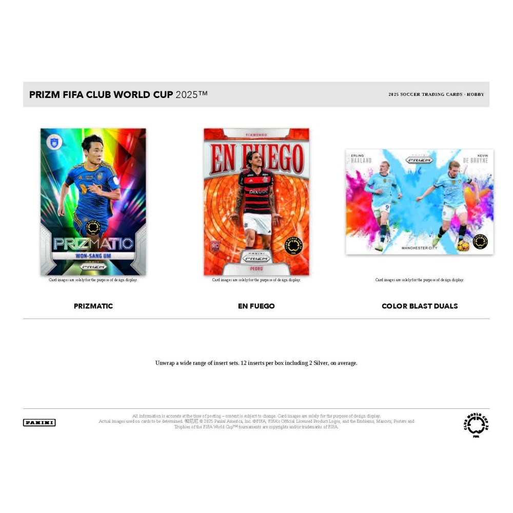 2025 Panini Prizm FIFA Club World Cup Hobby Box