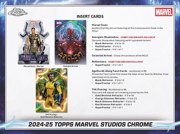 2025 Topps Chrome Marvel Studios Blaster Box