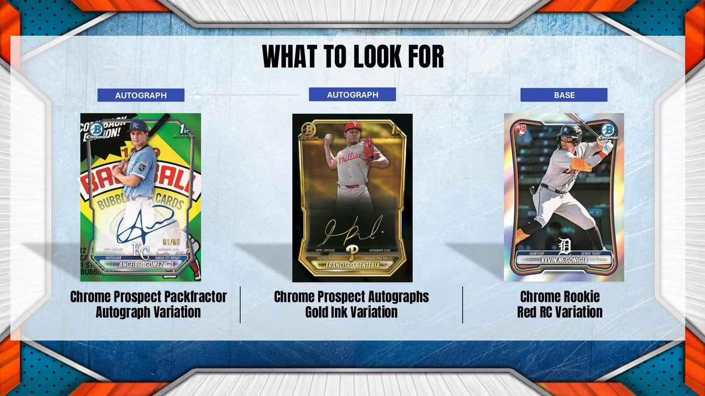 2026 Topps Bowman Chrome Baseball Hobby Box