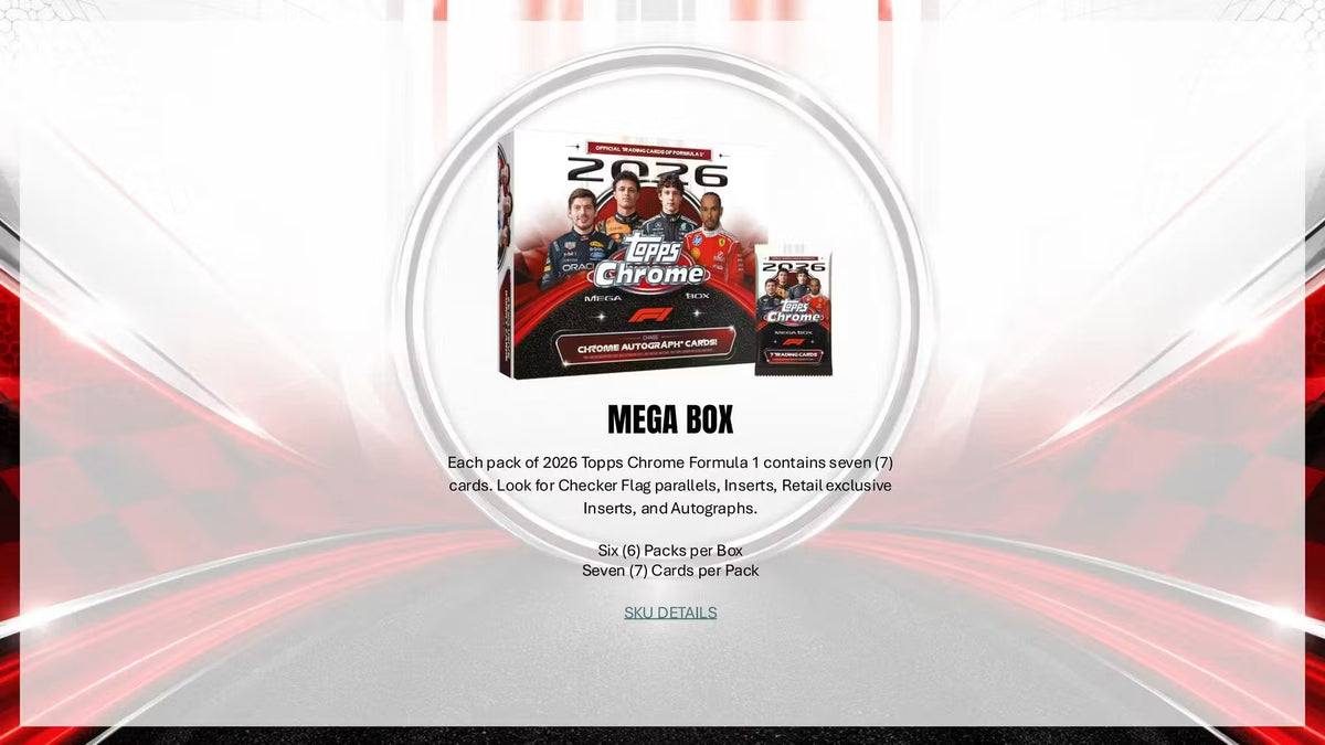 2026 Topps Chrome F1 Mega Box