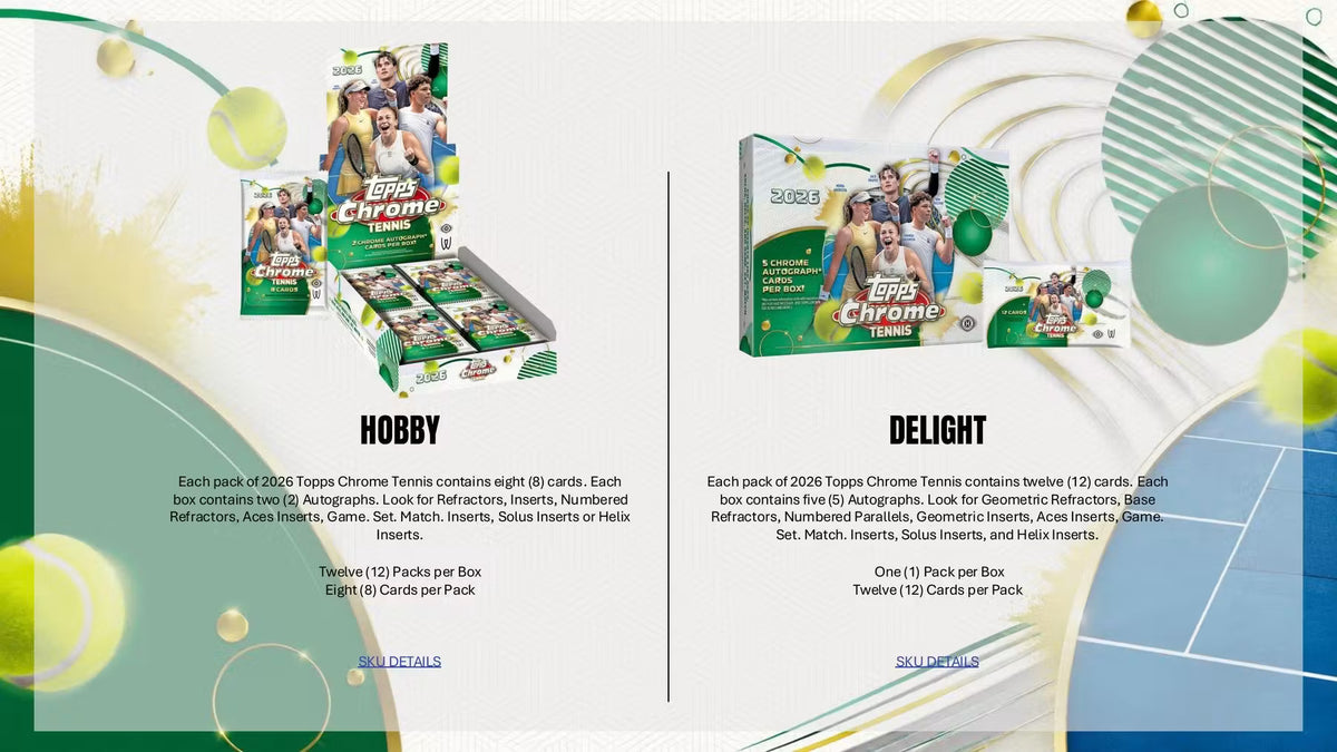 2026 Topps Chrome Tennis Blaster Box