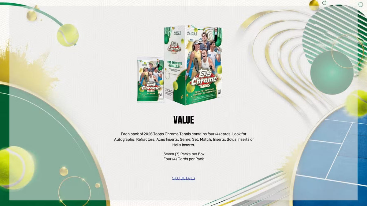 2026 Topps Chrome Tennis Blaster Box