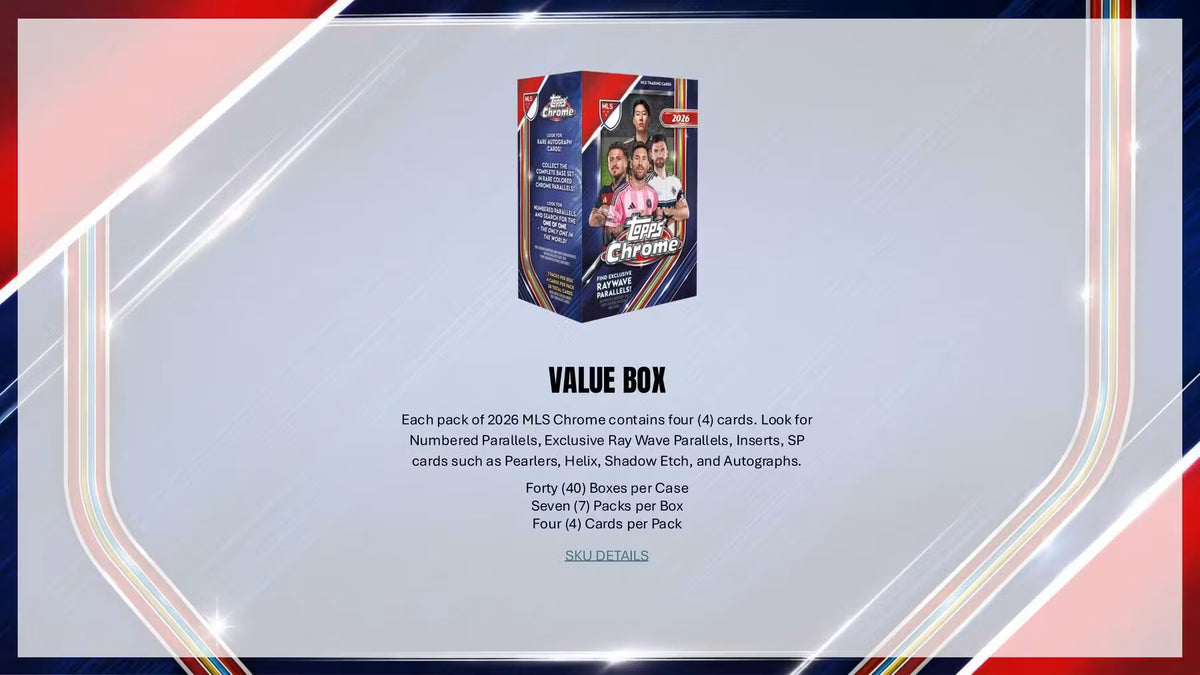 2026 Topps Chrome MLS Blaster Box