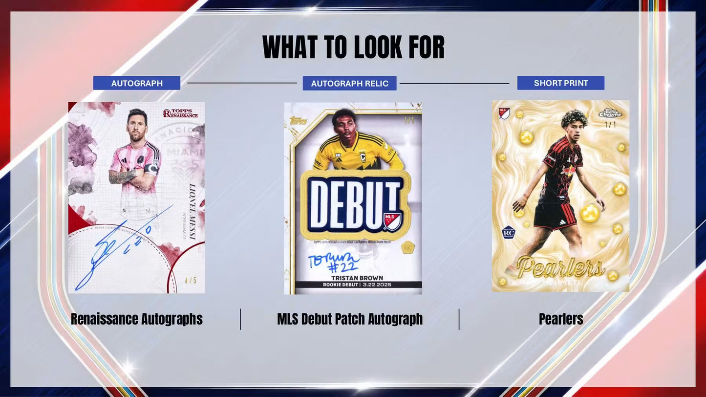 2026 Topps Chrome MLS Blaster Box