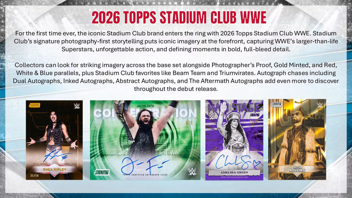 2026 Topps WWE Stadium Club Mega Box