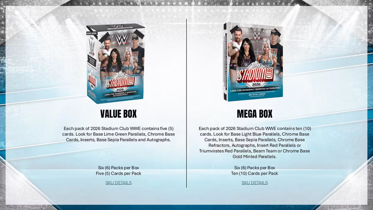 2026 Topps WWE Stadium Club Mega Box