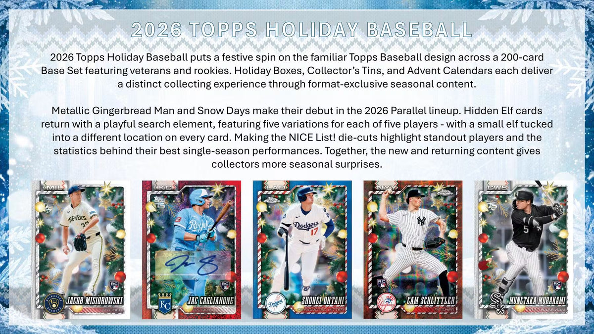 2026 Topps Holiday Baseball Mega Box