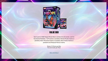 2026 Topps Marvel Neon Blaster Box