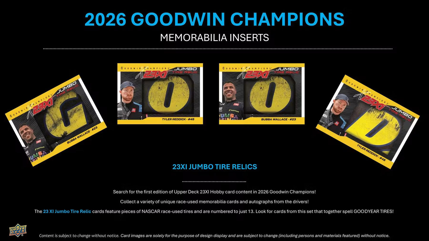 2026 Upper Deck Goodwin Champions Hobby Box