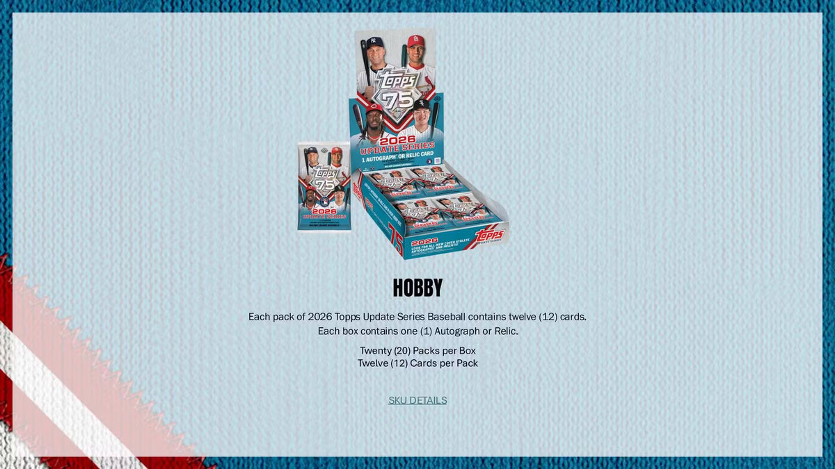 2026 Topps Baseball Update Hobby Box