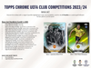 2023-24 Topps Chrome UEFA Club Competitions Jumbo Box