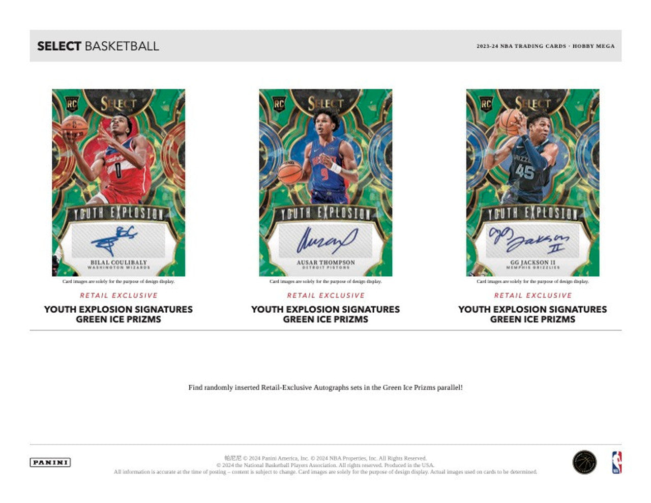 2023-24 Panini Select Basketball Mega