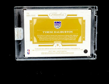 Tyrese Haliburton Panini Flawless 2020-21 HPA-HAL 3/10