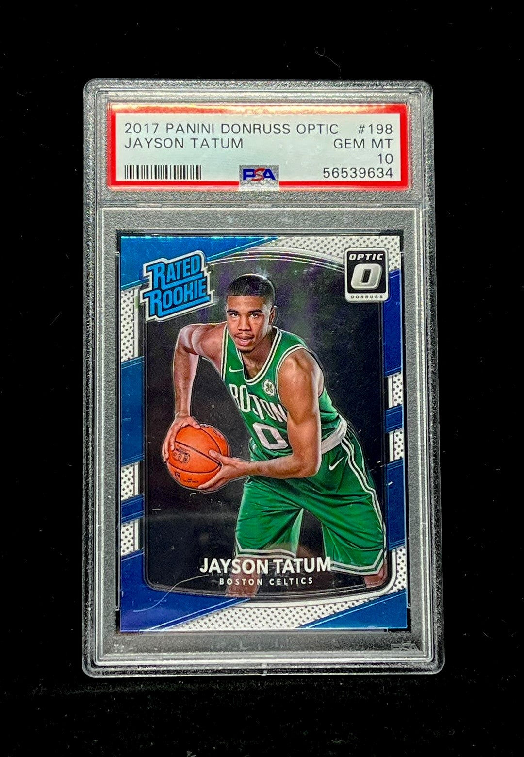 Jayson Tatum Panini Donruss Optic 2017 PSA10