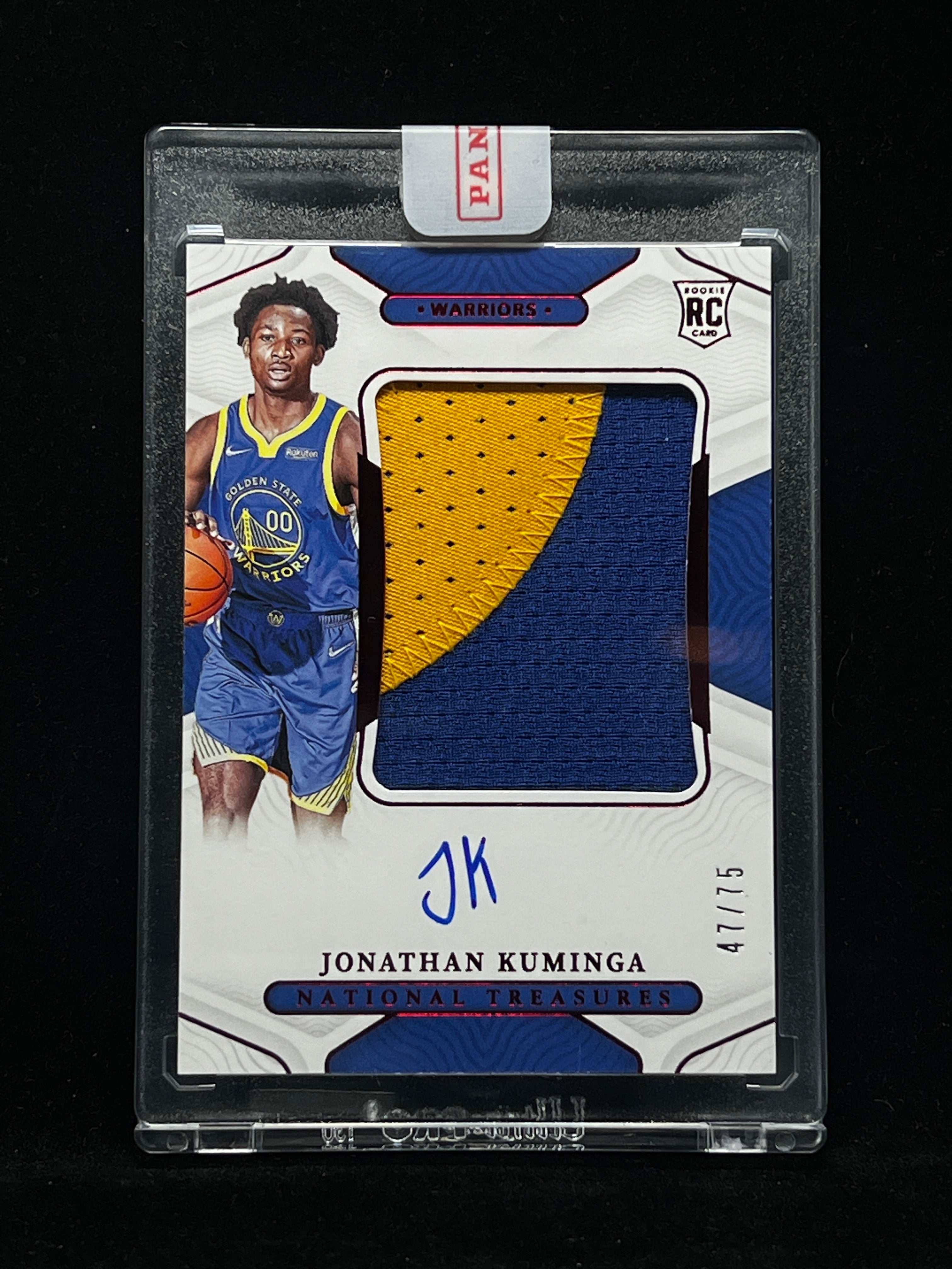 Jonathan Kuminga Panini National Treasure 2021-22 47/75