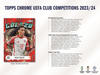 2023-24 Topps Chrome UEFA Club Competitions Jumbo Box