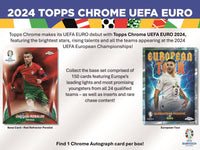 2023-24 Topps Chrome  UEFA Euro Soccer Hobby Box