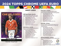 2023-24 Topps Chrome  UEFA Euro Soccer Hobby Box