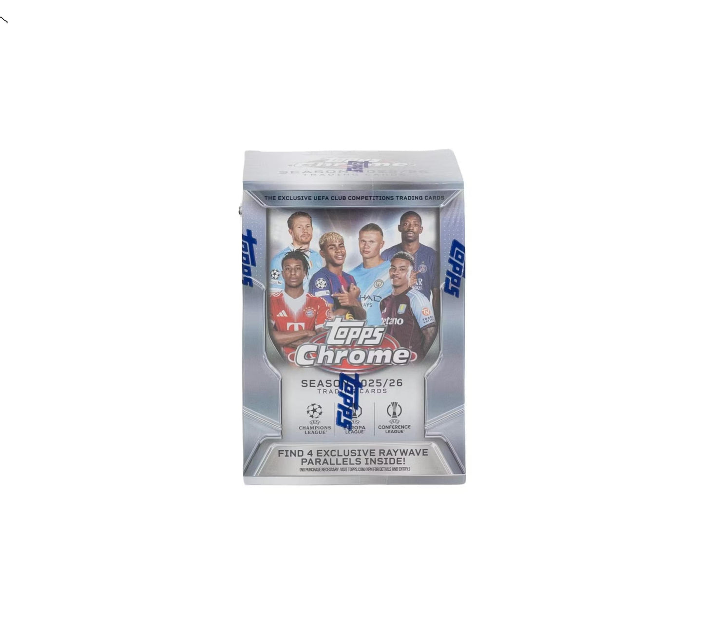 2025-26 Topps Chrome UEFA Club Competitions Soccer Blaster Box