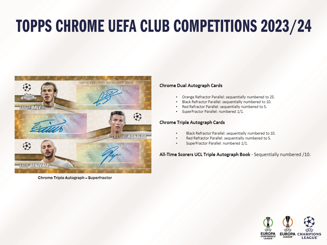 2023-24 Topps Chrome UEFA Club Competitions Jumbo Box