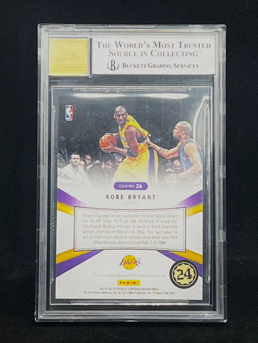 Kobe Bryant Panini Totally Certified Autographs 12-13 08/49