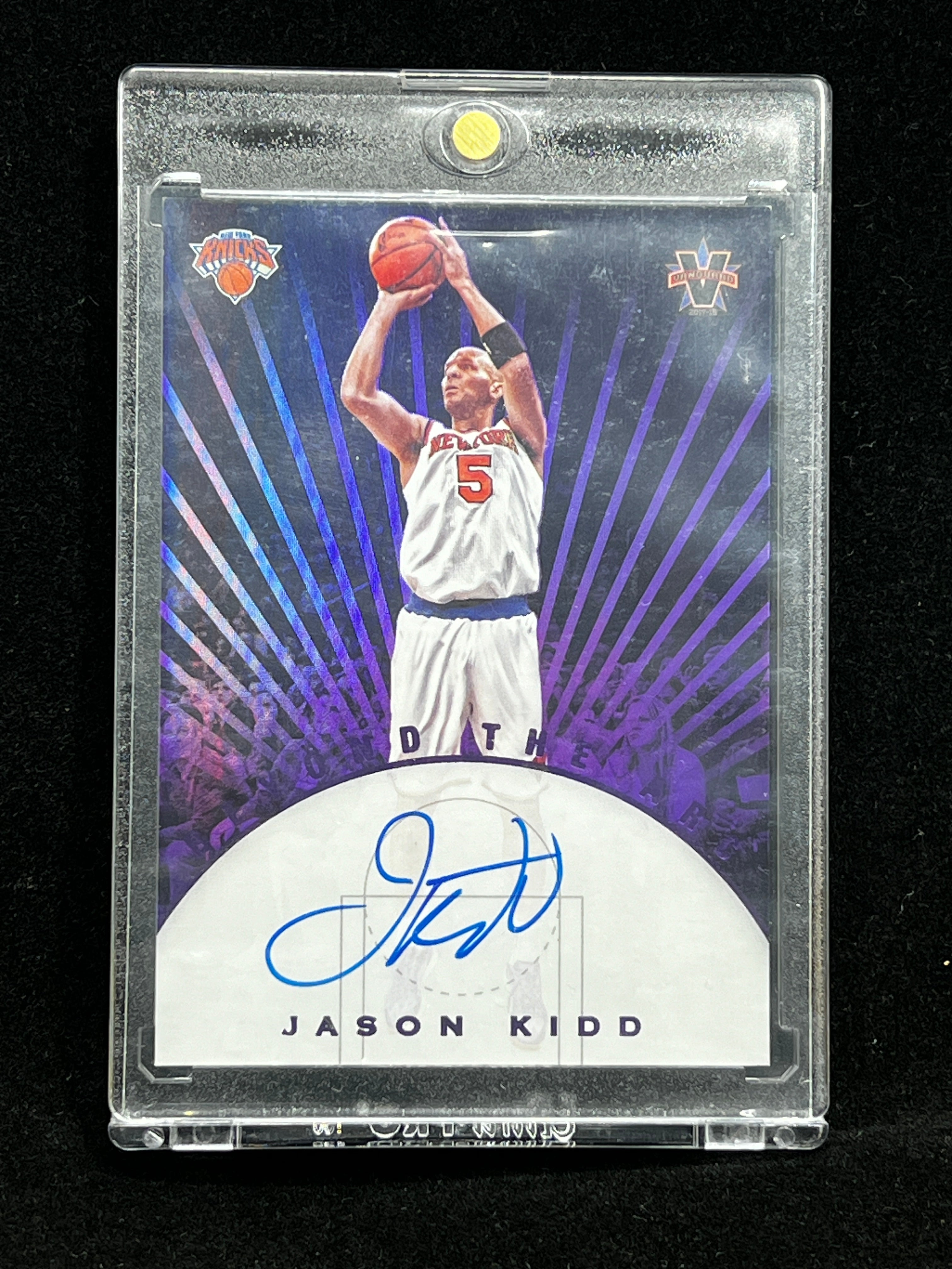 Jason Kidd Panini Vanguard 2017-18 Auto #01/25