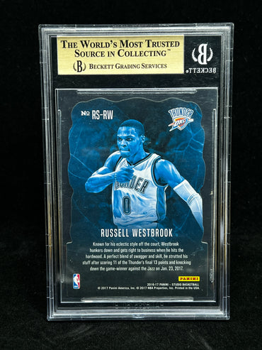 Russell Westbook Panini Studio 2016-17 BGS