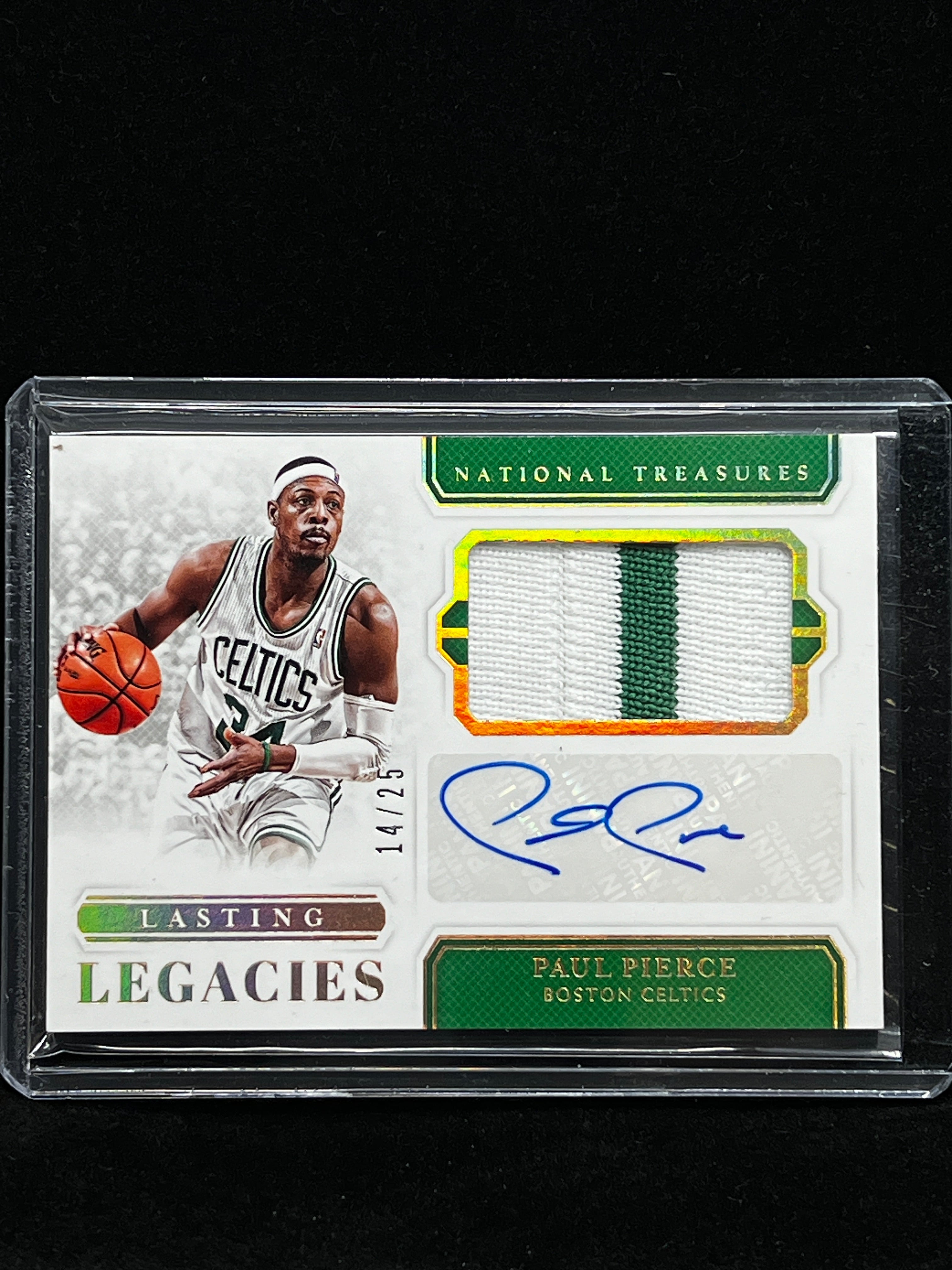 Paul Pierce Panini National Treasure 2018-19 Lasting Legacies #14/25