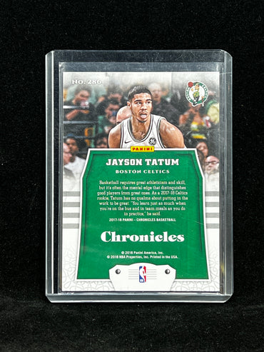 Jayson Tatum Panini Chronicles 2017-18 Rookies