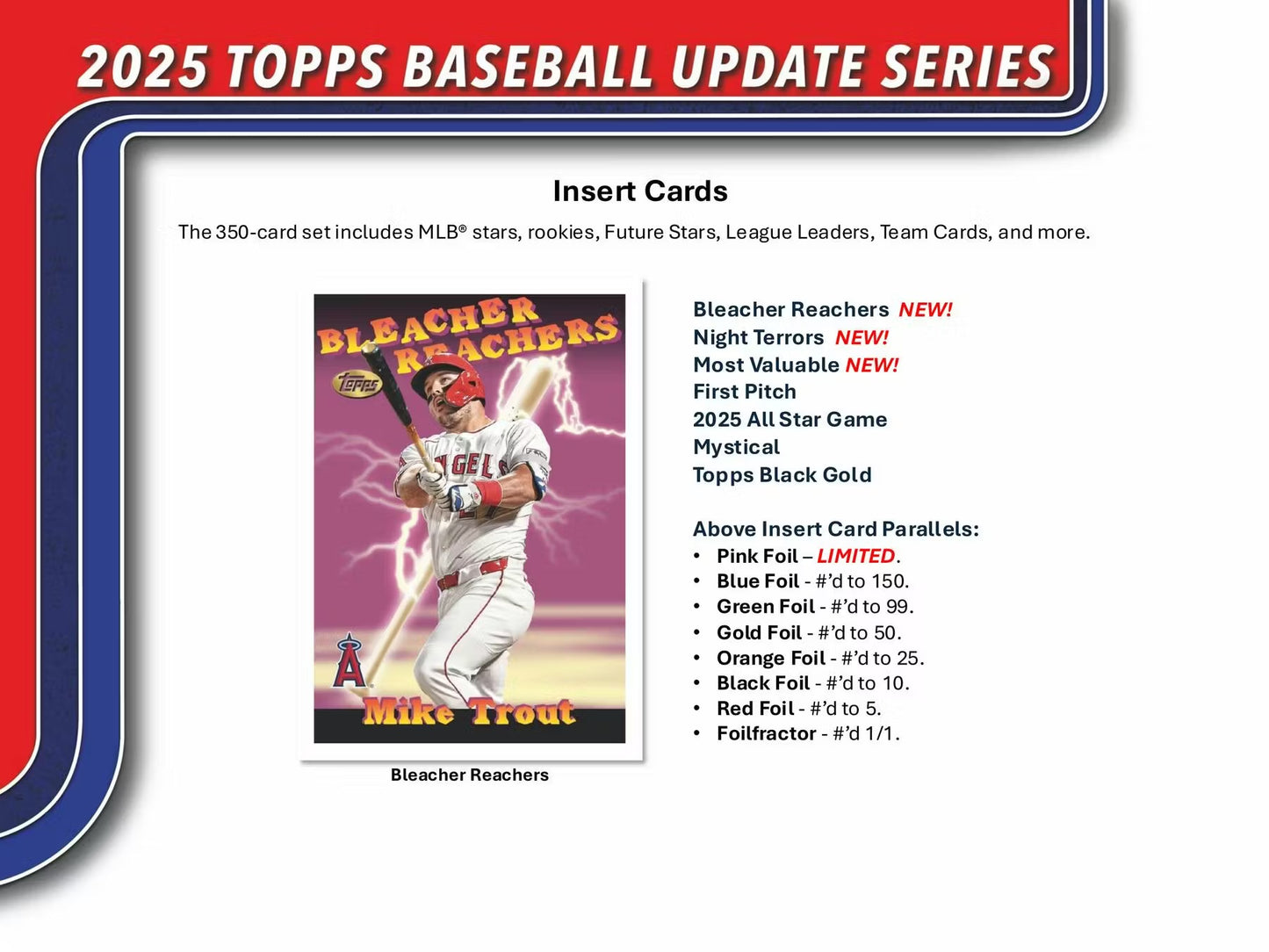 2025 Topps Update Series Baseball Blaster Box