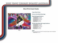 2025 Topps Chrome Updates Baseball Blaster Box